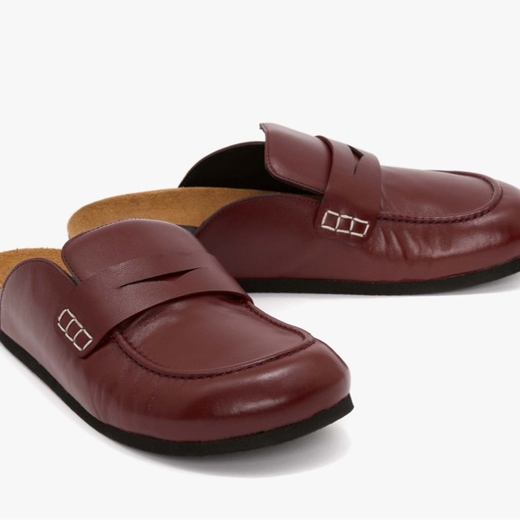 JW Anderson Dark Wine Colored Mules - Picture 4 of 11